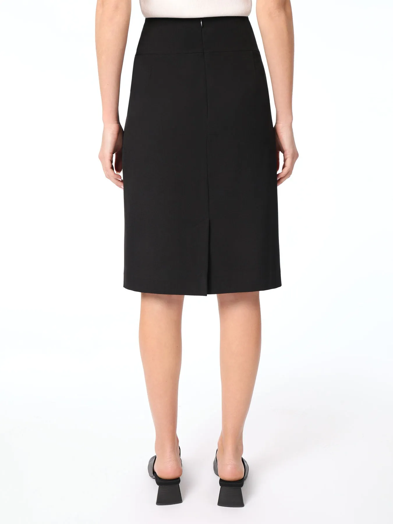 Bi-Stretch High-Rise Skirt