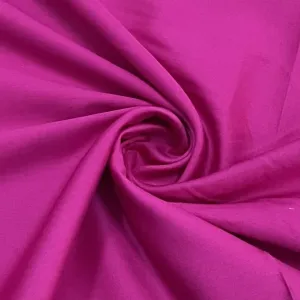 Classic Magenta Pink Solid Cotton Satin Fabric