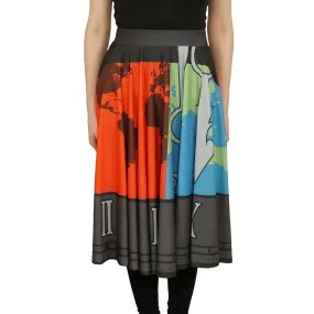 Climate Clock Twirl Skirt [FINAL SALE]