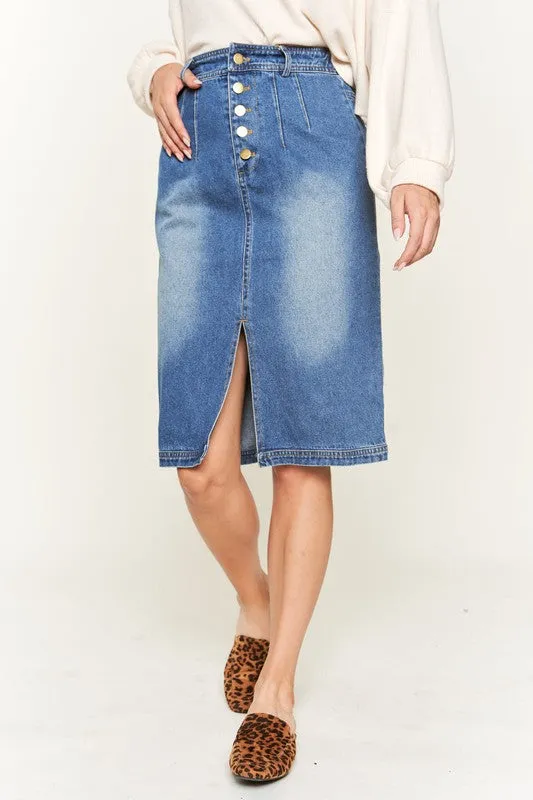 Hazel Denim Skirt