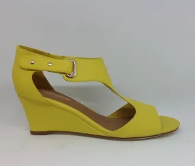 Top End Unico ~ Black ~ Yellow ~ White ~ Leather Wedge